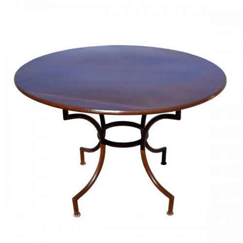 Table en tôle Ronde