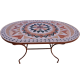 Table marbre ovale 200/100 Florentine 9