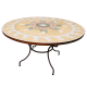 Table marbre ovale 140/90 Etoile couleur