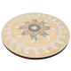 Table marbre ronde d.:110 Etoile couleur
