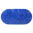Table en zellige ovale 180/90 bleu bleu