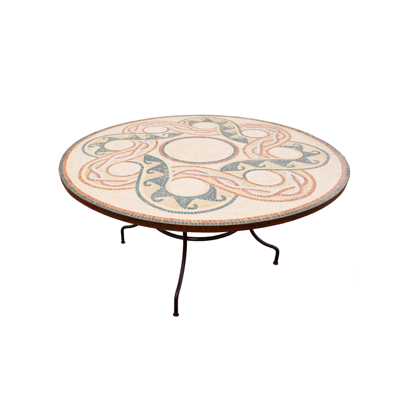 Table marbre ronde d.:130 Géométrix 3