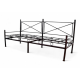 Banquette droite en fer forgé artisanale 190 cm