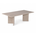 Table de salle à manger en travertin naturel 200x100 cm