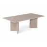 Table de salle à manger en travertin naturel 200x100 cm