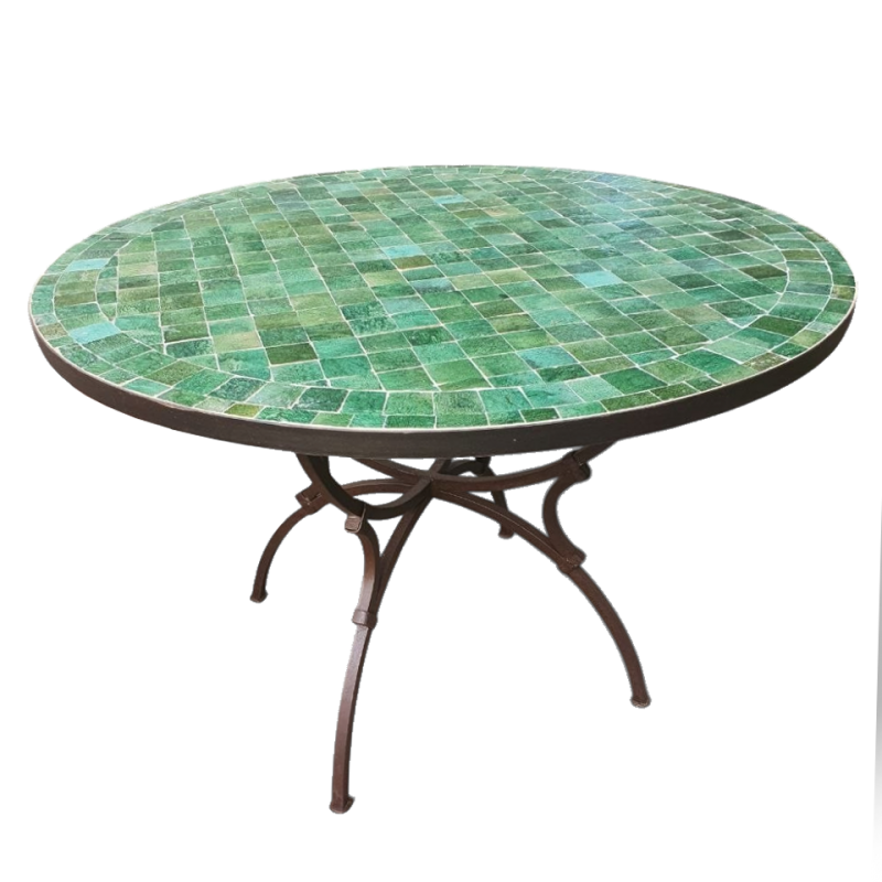 Table-zellige-tamegrout-vert-ronde-110-pied-SAS