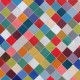 Table en zellige ronde 130 multicolore + 6 chaises Italiennes 