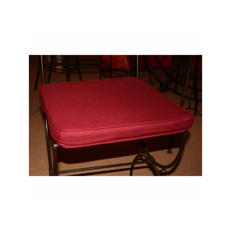 Coussin, galette assise Chaise carrée 40x40