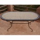 Table en zellige ovale 170/100