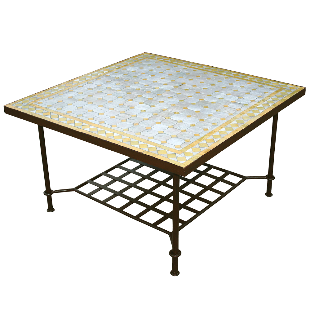 Table mosaique marocaine basse